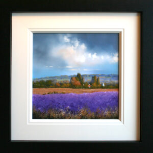 Allan Morgan - Blue Skies over Lavender Landscape