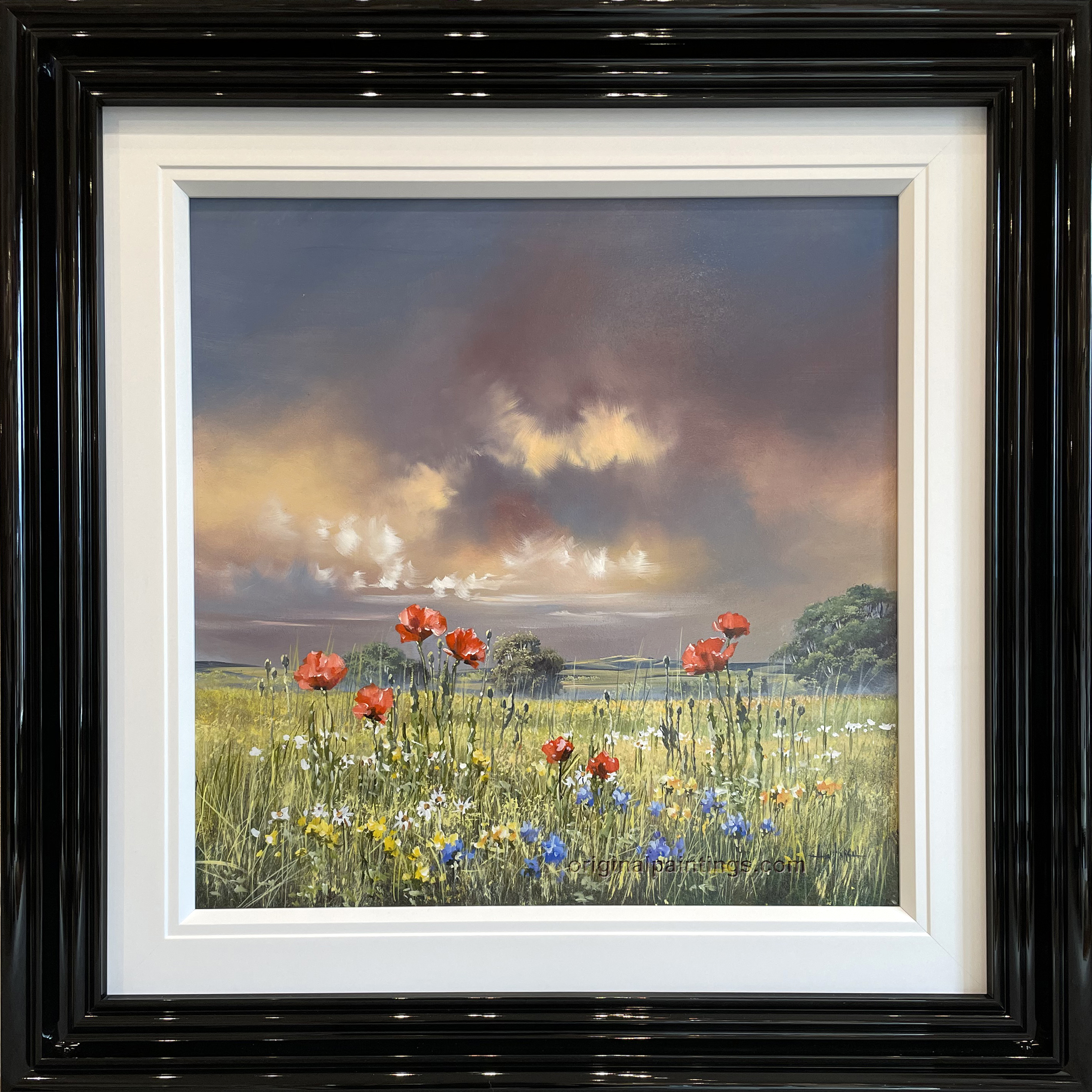 Allan Morgan, Wildflower Meadow Original Painting
