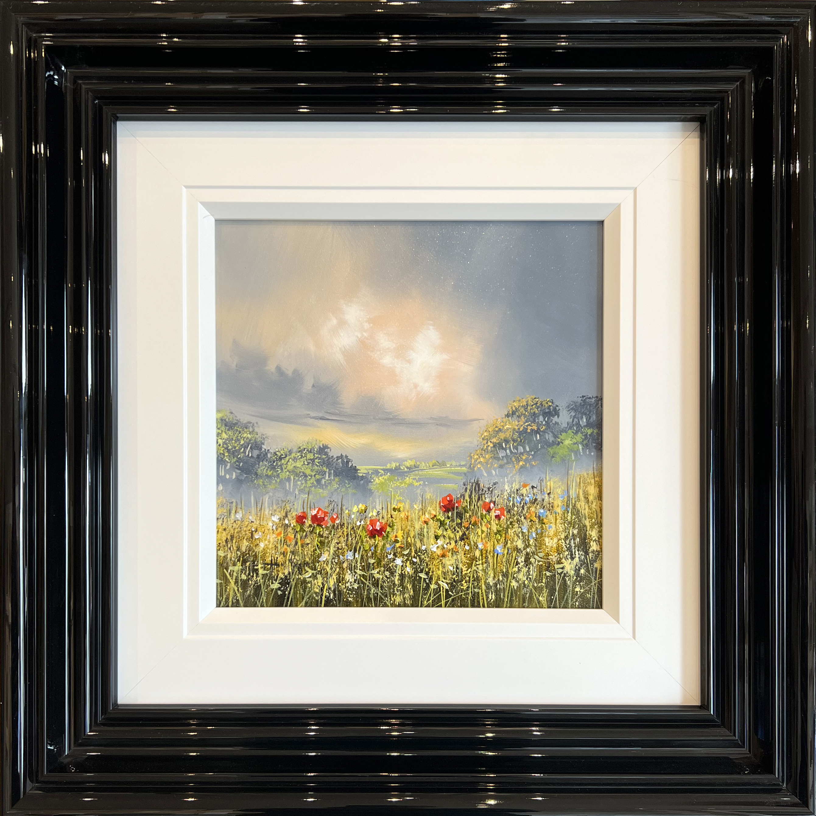 Allan Morgan, Original Painting, Wildflowers Bloom II