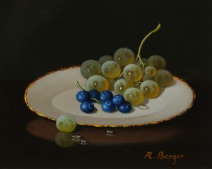 R Berger - Still Life with Grapes & Blueberries
