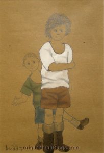 Braaq - Self Portrait with small Boy
