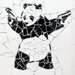 David O’Brien - Banksy Panda with Guns – Stick em up