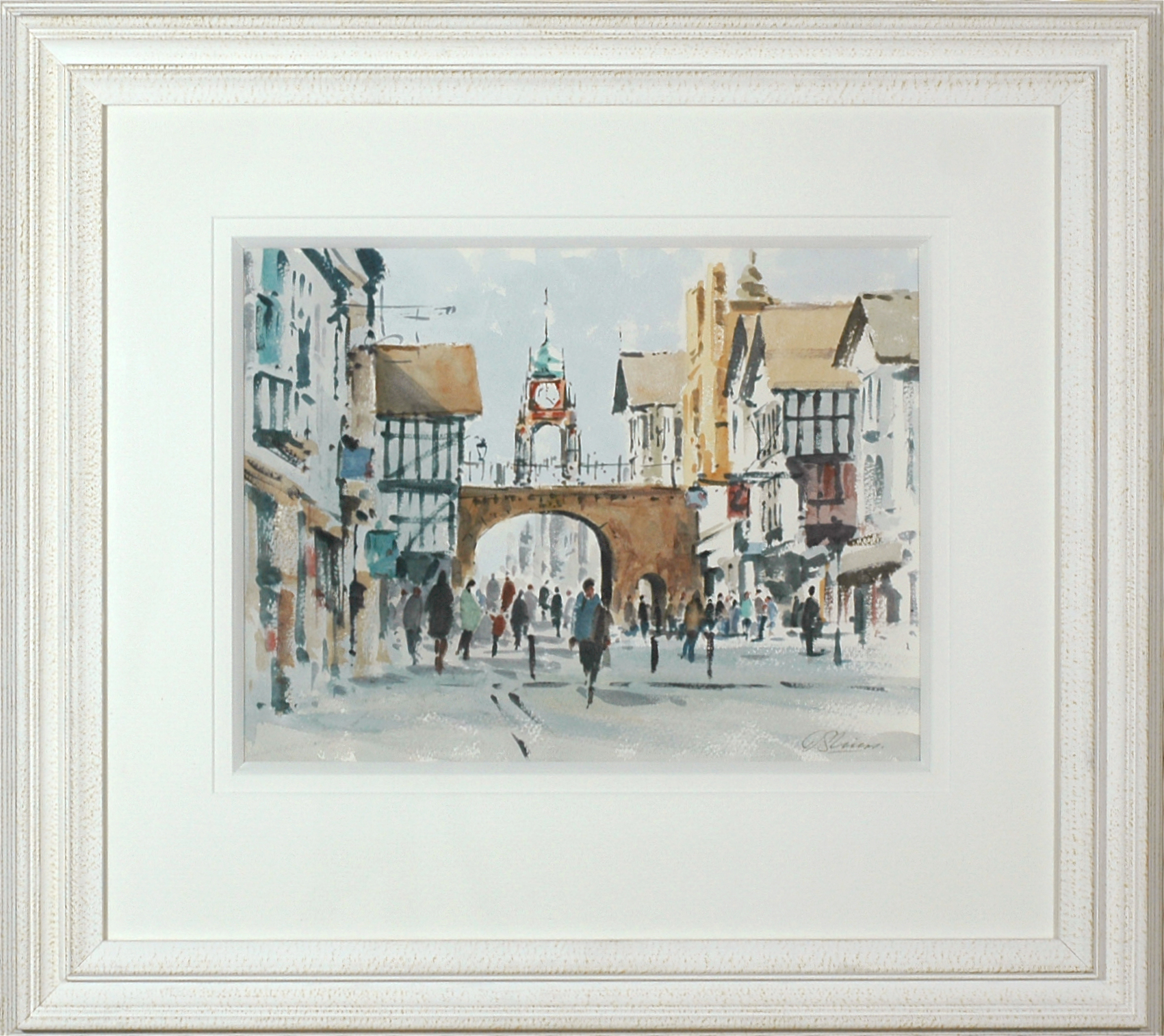 Chester Original Watercolour by David Shiers