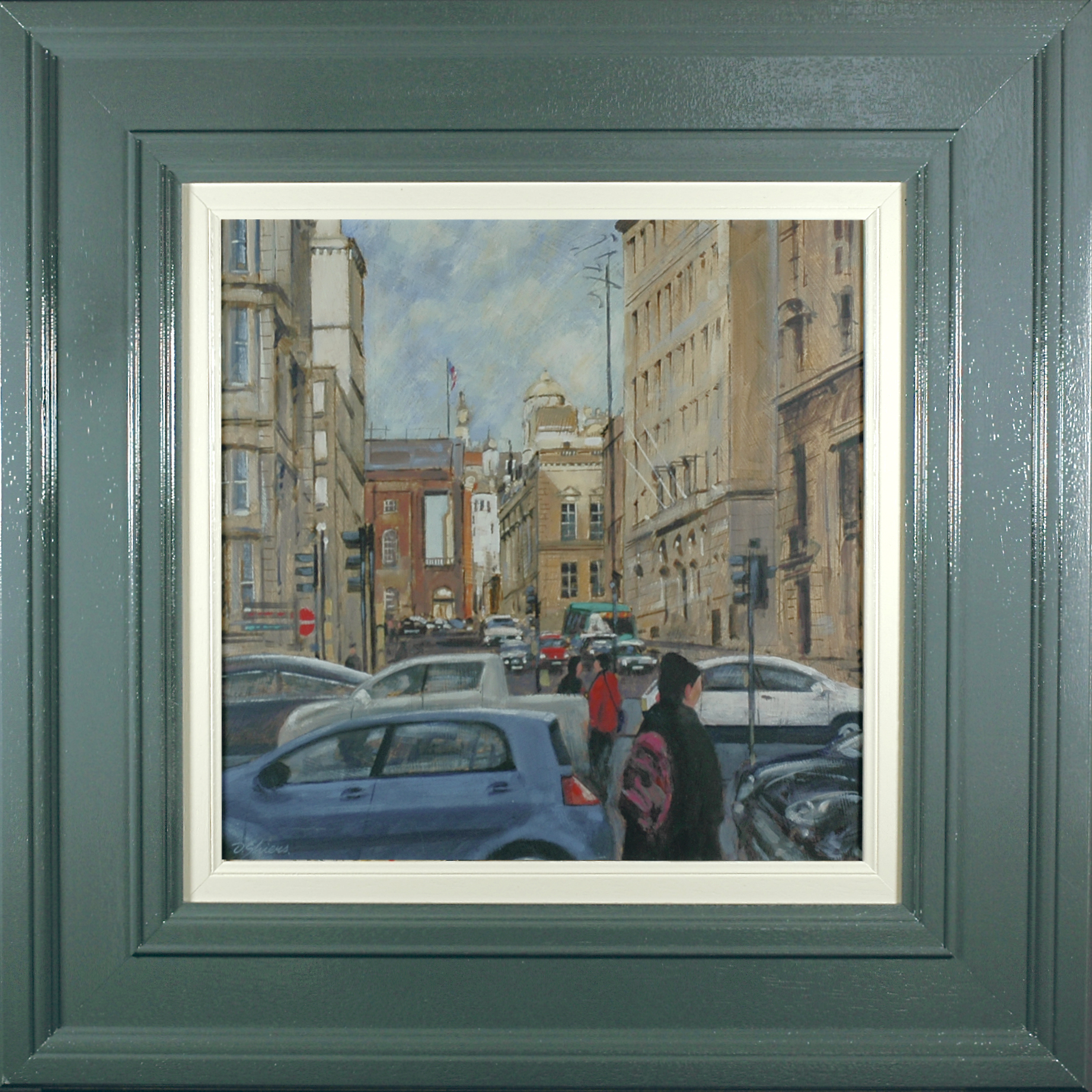 Water Street Liverpool Original Oil by David Shiers