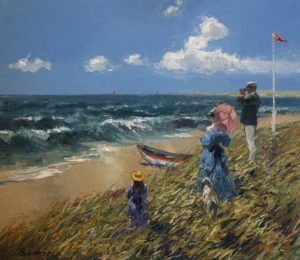 Hans Becker - Beach Scene