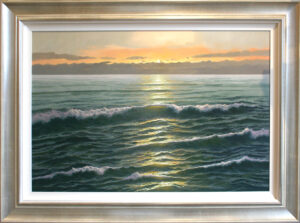 Joan Puerto Cornella - Waves at Sunset