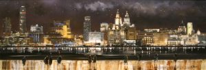 Joe Bowen - Liverpool Waterfront at Night