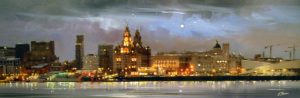 Joe Bowen - Liverpool Waterfront by Night