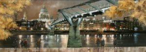 Joe Bowen - The Millennium Bridge, Looking Towards St Paul’s, London