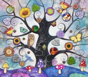 Kerry Darlington - Blue Tree of Charms