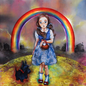 Kerry Darlington - Study of Dorothy & Toto for The Wizard of Oz