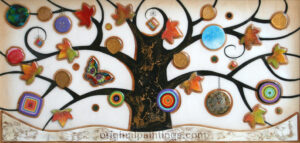Kerry Darlington - Tree of Tranquillity with Butterfly
