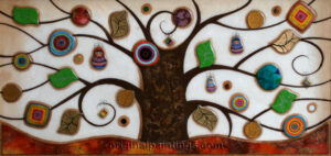 Kerry Darlington - Tree of Tranquillity with Russian Dolls