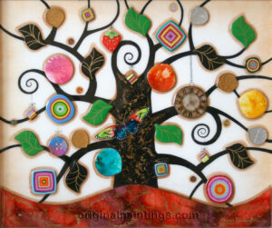 Kerry Darlington - Tree of Tranquillity with Strawberry
