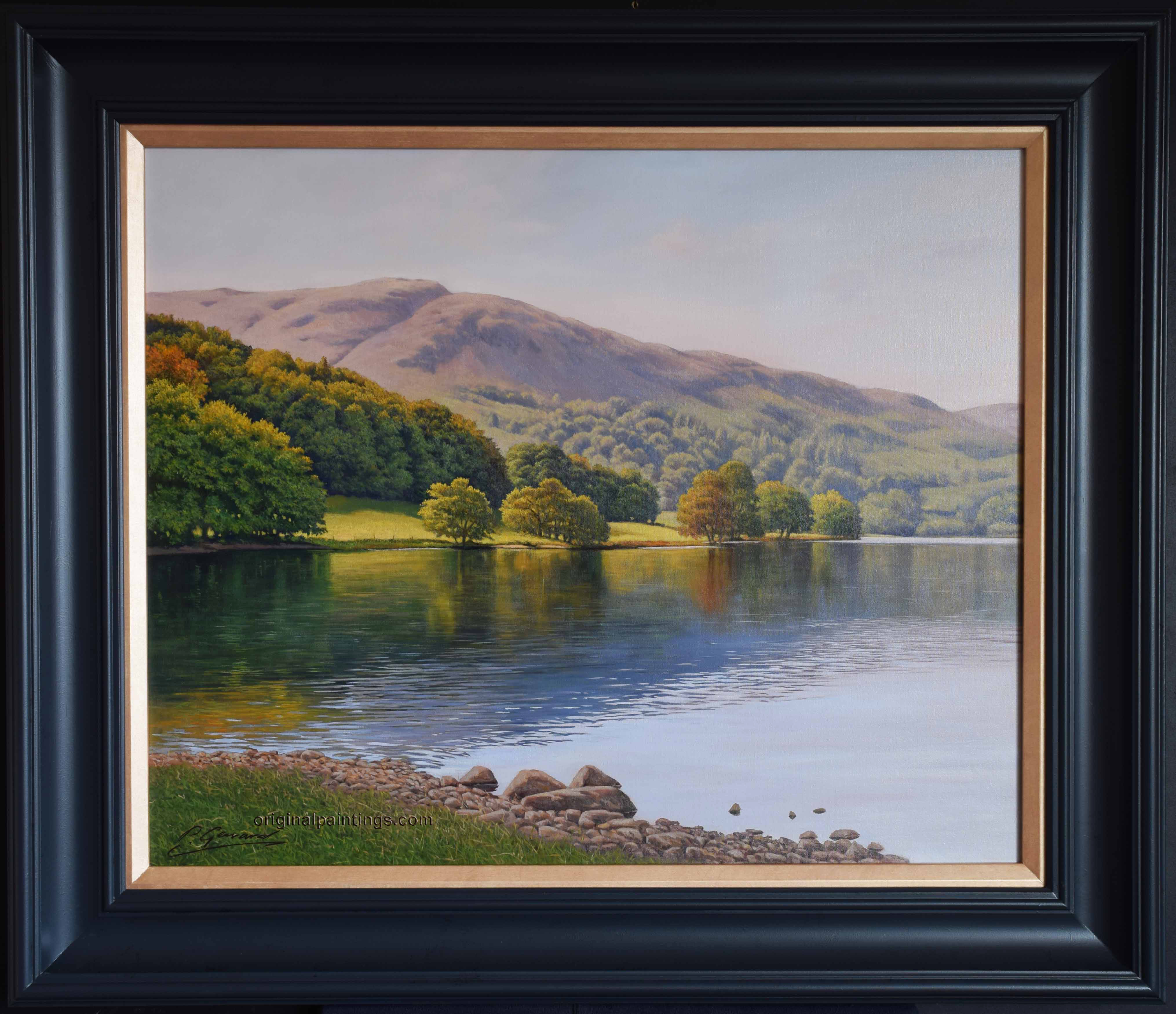 Philip Gerrard, Original Oil Painting, Autumn Reflections