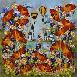 Rozanne Bell - Hot Air Balloons over Floral Harbour