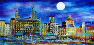 Rozanne Bell - Liverpool by Moonlight