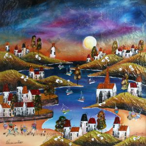 Rozanne Bell - Lovely Skies over the Harbour