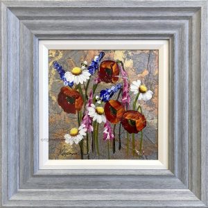 Rozanne Bell - Mini Metallic Floral III