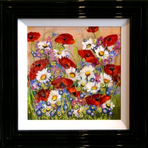 Rozanne Bell - Poppies & Daisies Shimmer I