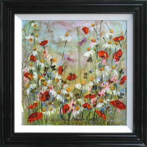 Rozanne Bell - Poppies and Daisies Sparkle I