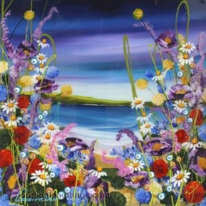 Rozanne Bell - View Beyond the Wildflowers I