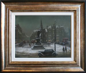 Steven Scholes - Albert Square, Manchester Snowy Day 1961