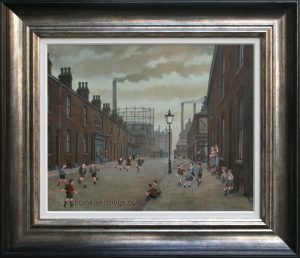 Steven Scholes - Children Playing in the Street, with Colliery 1962