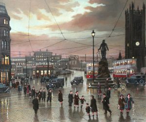 Steven Scholes - Exchange Station with Oliver Cromwell, Manchester 1936