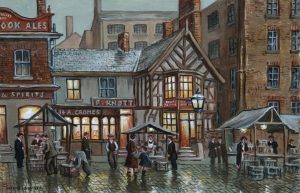 Steven Scholes - The Old Hen Market, Shudehill and The Old Rovers Return, Manchester 1935
