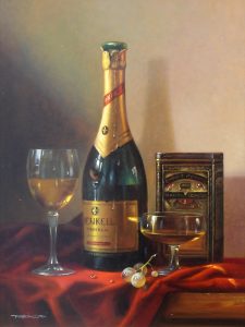 Zoltan Preiner - Still Life with Henkell Champagne